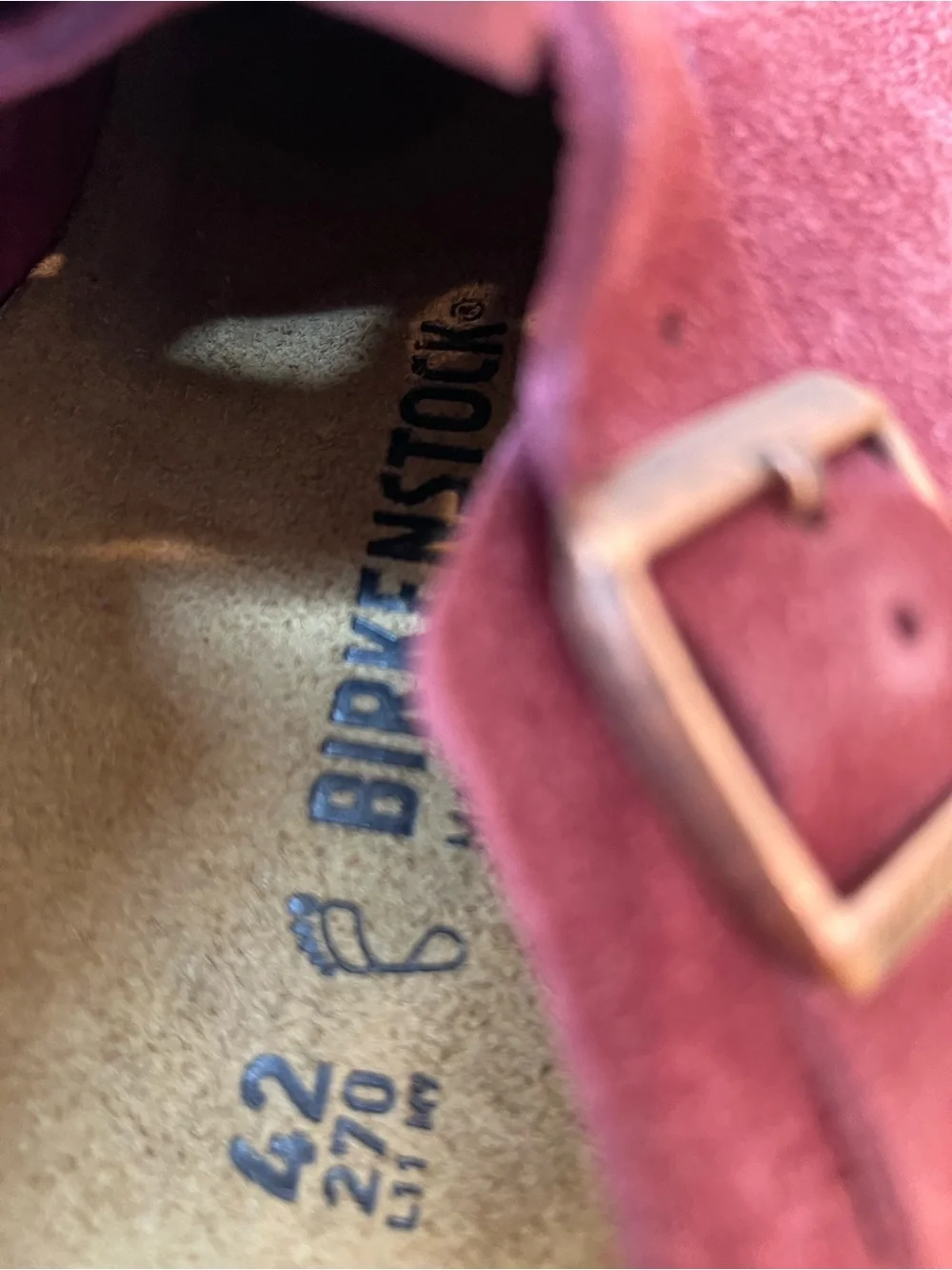 Birkenstock Boston unisex varsity Men's Burgundy Suede Clogs Zinfandel Limited